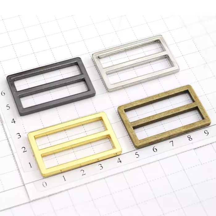 Metal Buckle - Square Double Loop